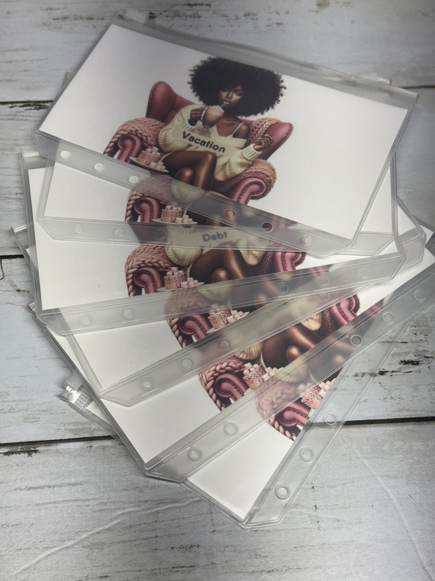 Boss Budgeting Binder - Pink Cash Envelope System