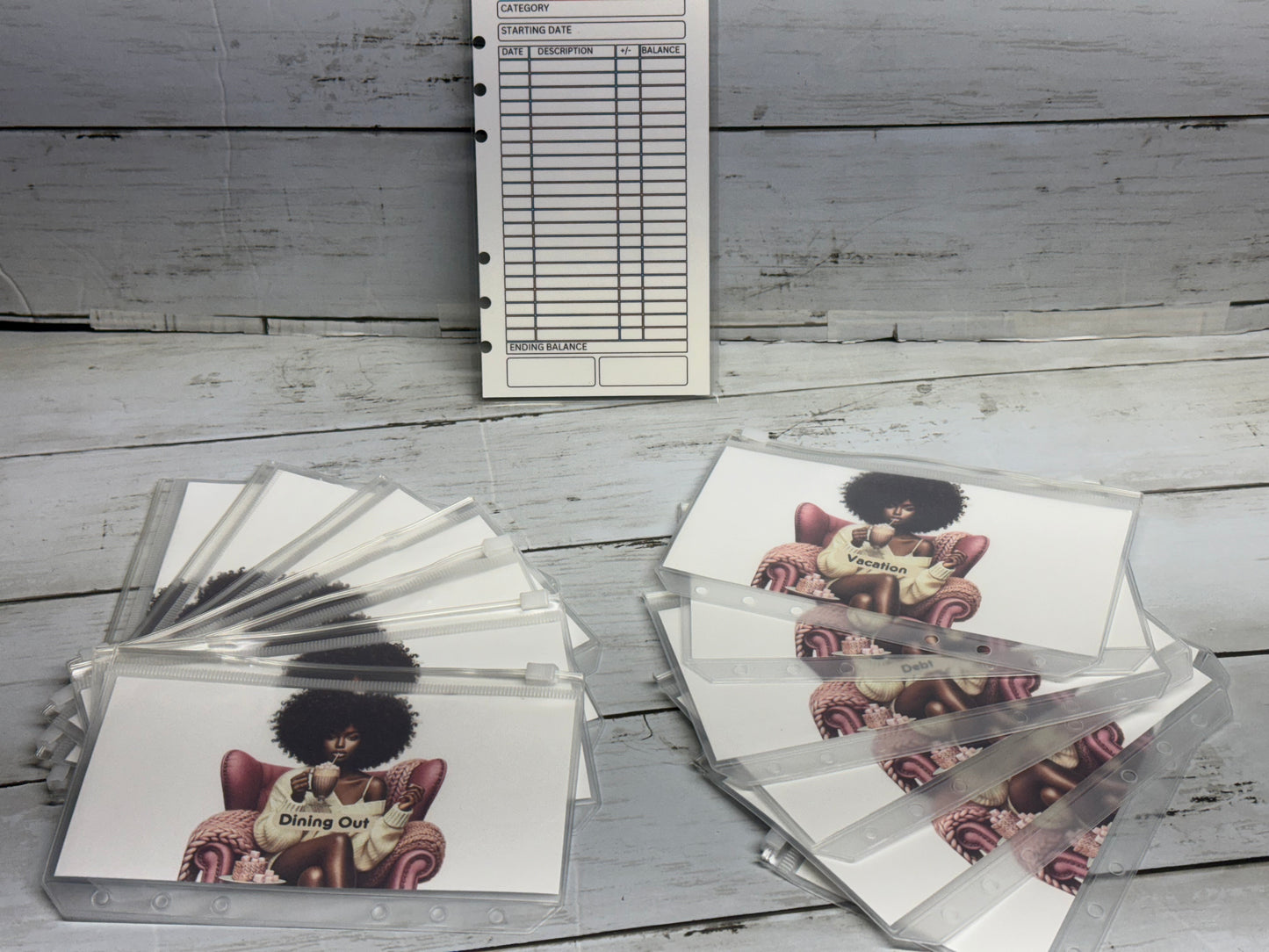 Boss Budgeting Binder - Pink Cash Envelope System