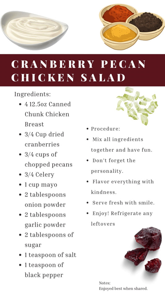Cranberry Pecan Chicken Salad 