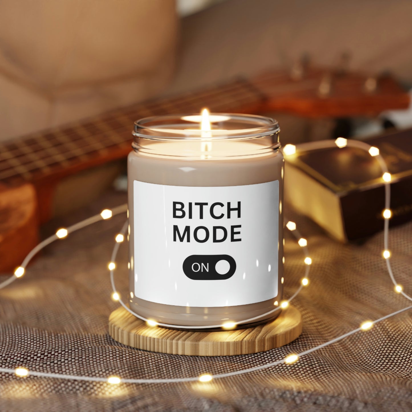 Bitch Mode On Custom Candle Scented Soy Candle | Funny Gift for Moms and Friends - Eb Creations Home Decor Bitch Mode On Custom Candle Scented Soy Candle | Funny Gift for Moms and Friends