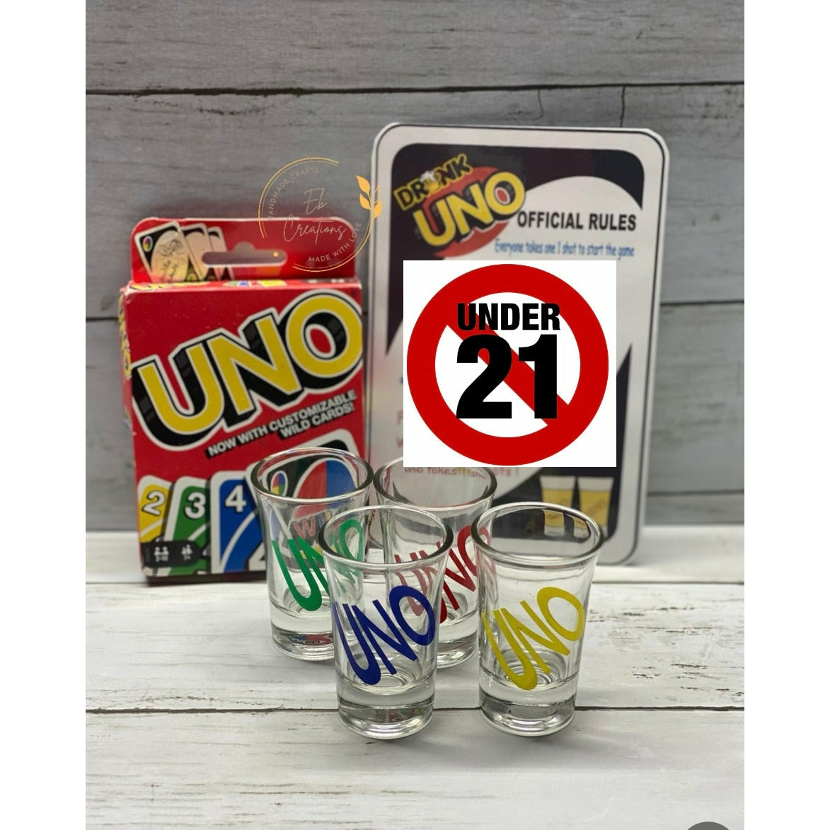 Drunk UNO | Game night | Party - Eb Creations Game Drunk UNO | Game night | Party