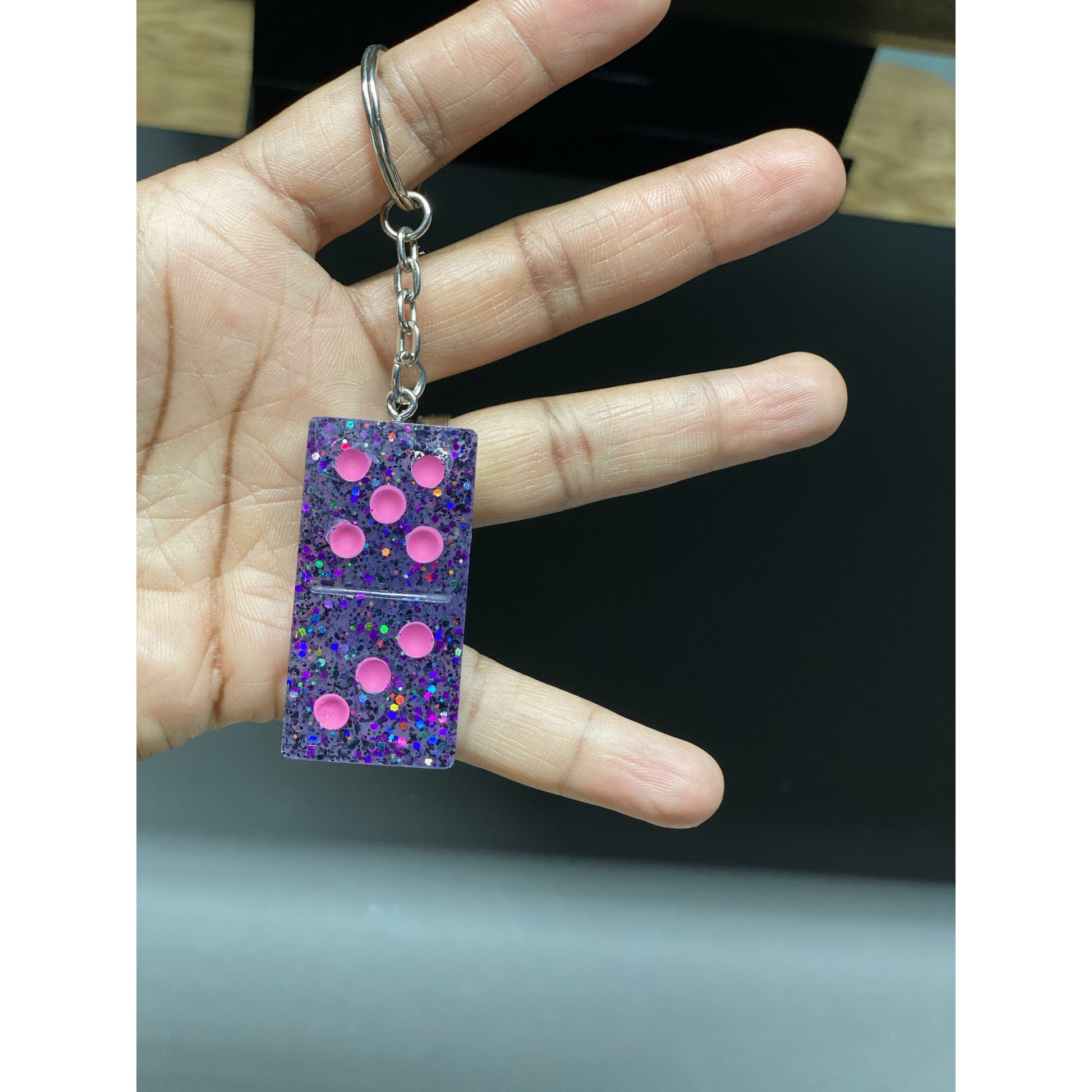 Domino Keychain - Eb Creations Domino Keychain