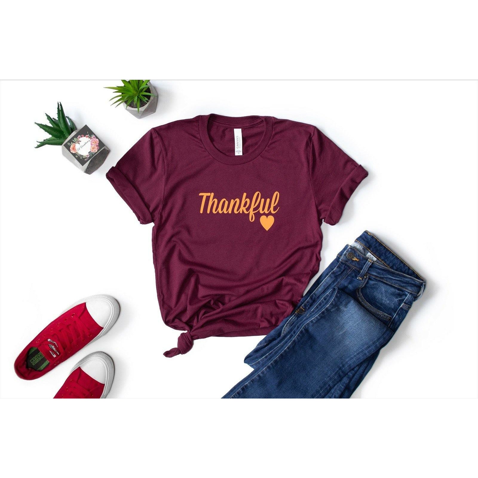 Thankful T-Shirt - Eb Creations Thankful T-Shirt