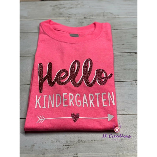 Hello Kindergarten T-Shirt - Eb Creations Hello Kindergarten T-Shirt