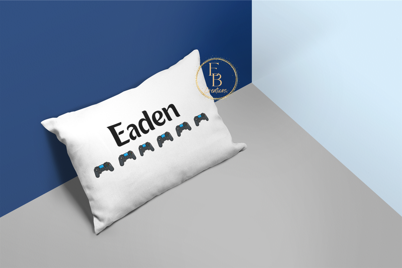 Kids Gaming Personalized Pillow Case for boys | Bedroom - Eb Creations Kids Gaming Personalized Pillow Case for boys | Bedroom