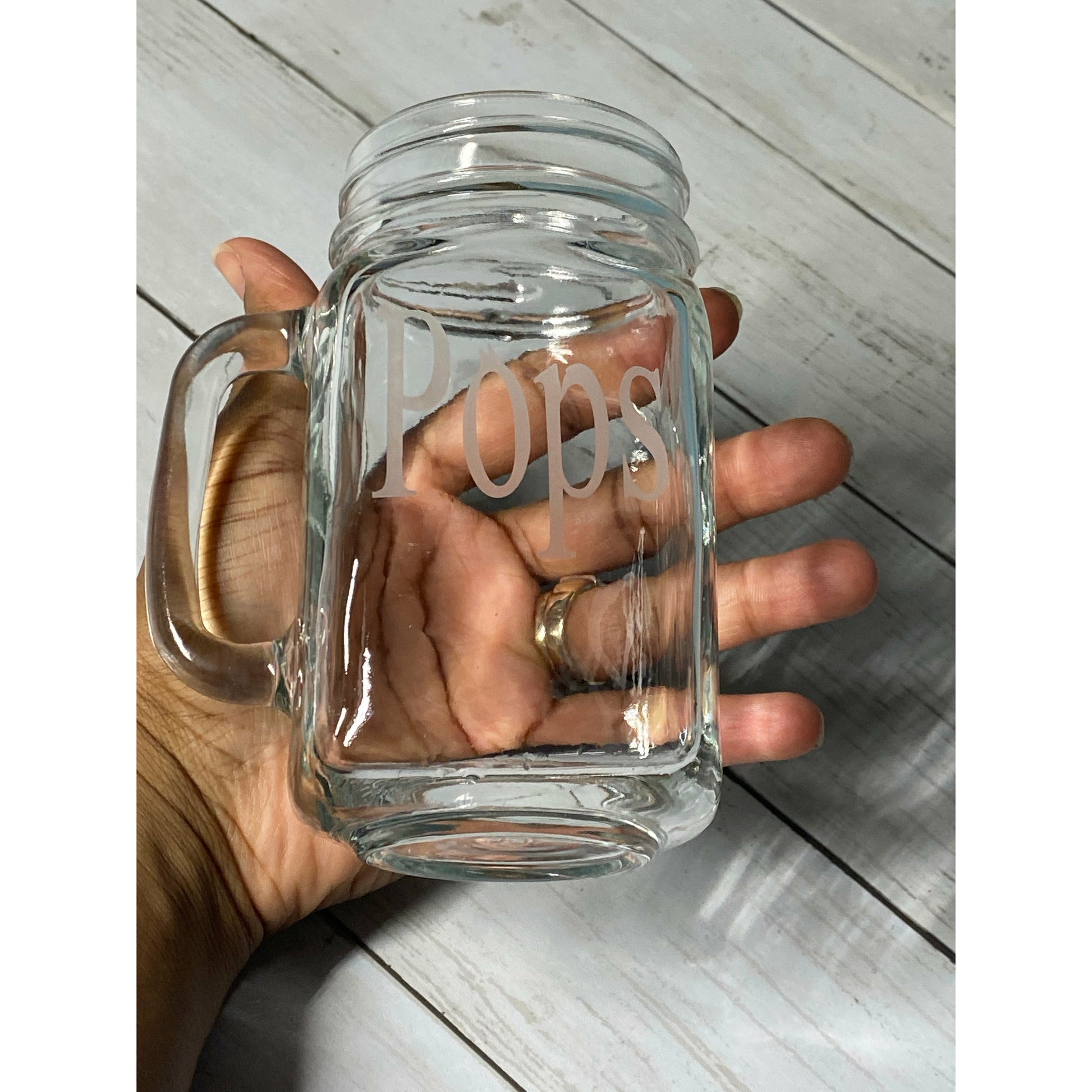 Country Glass Pint Jar - Eb Creations Country Glass Pint Jar