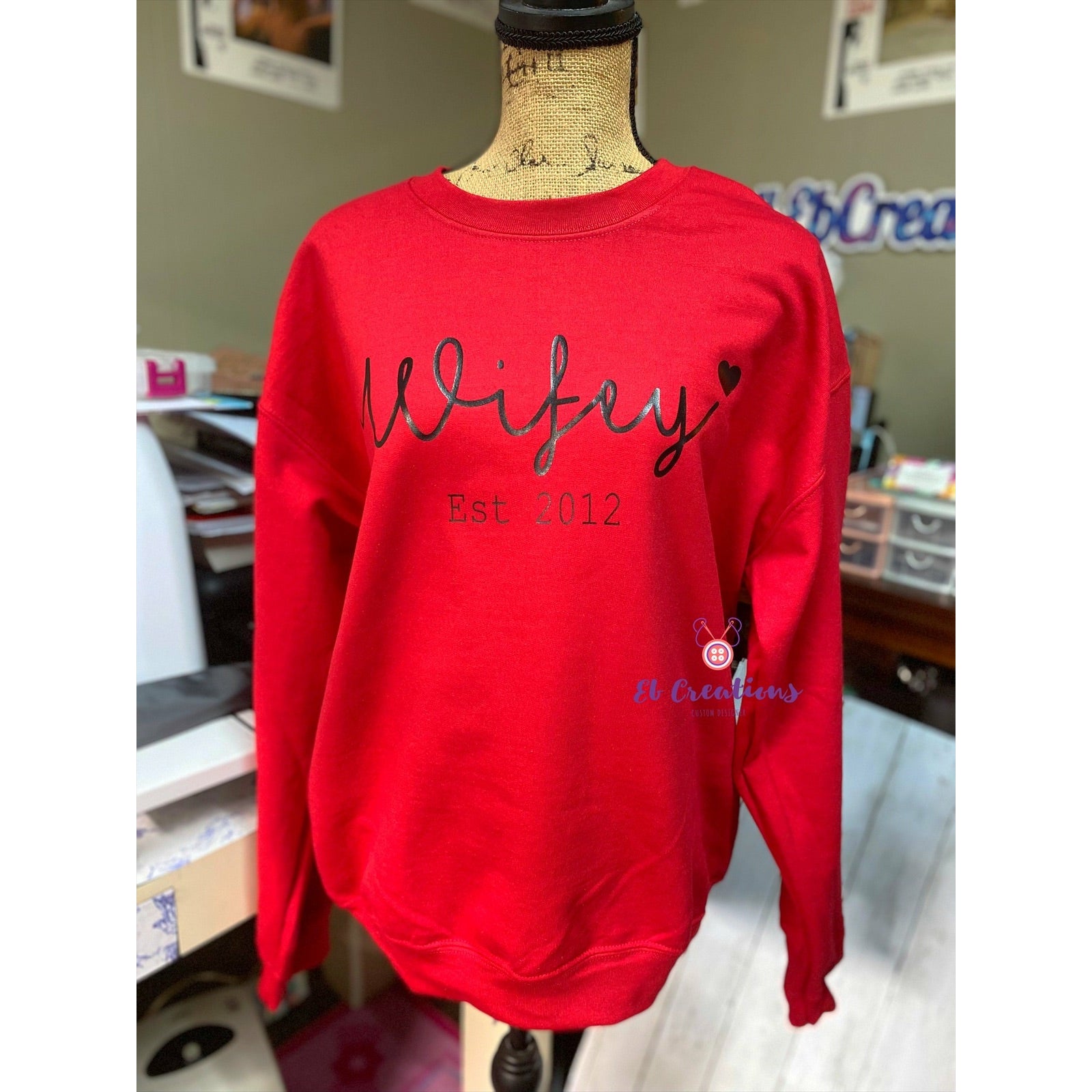 Wifey Sweatshirt - Eb Creations Apparel & Accessories Wifey Sweatshirt