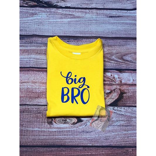 Big Bro T-Shirt | Big Brother |Shirt - Eb Creations Apparel & Accessories Big Bro T-Shirt | Big Brother |Shirt