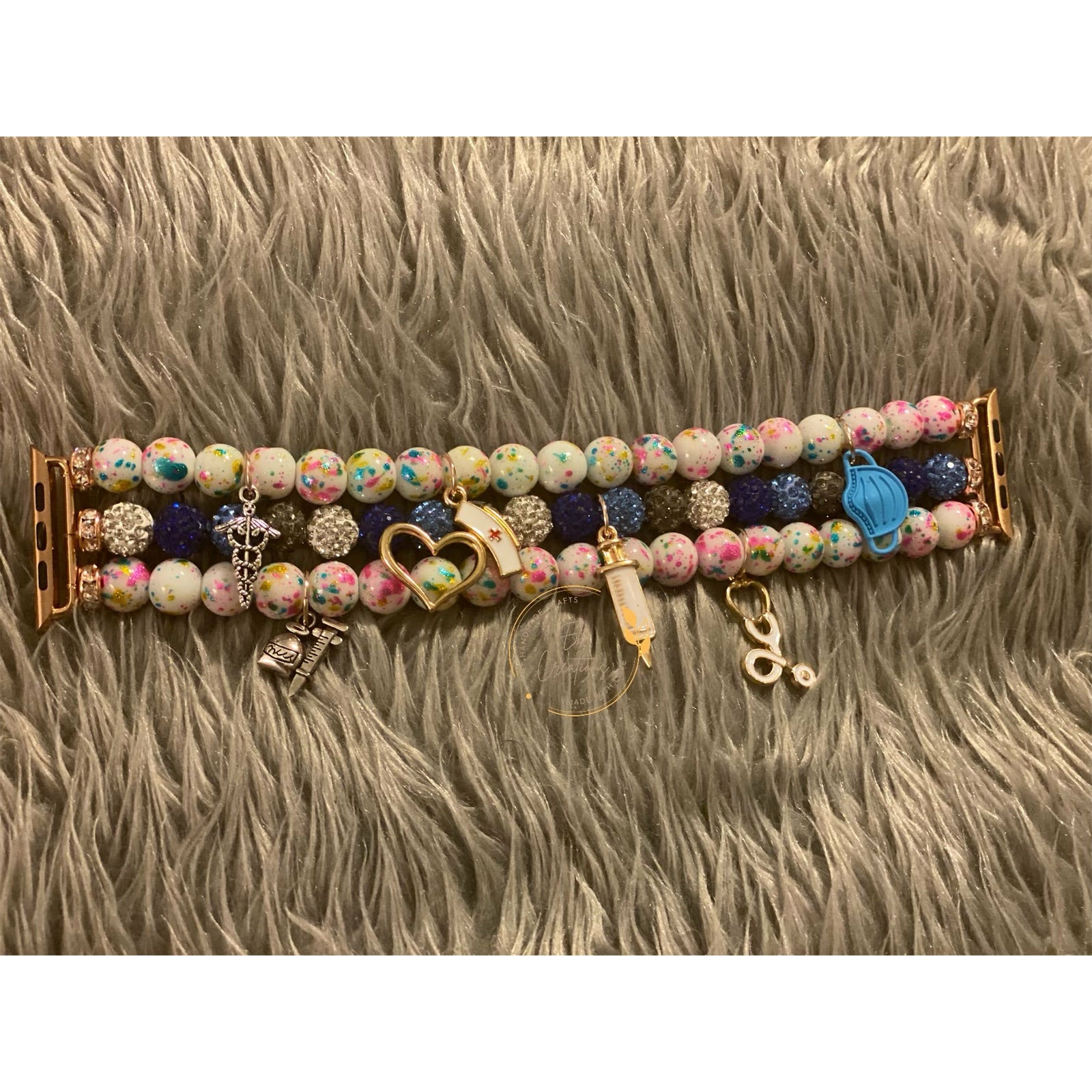 Wrapables Friendship Beaded Enamel Charm Bracelet, Pink Bow Kitty Crystal  Beads - Walmart.com