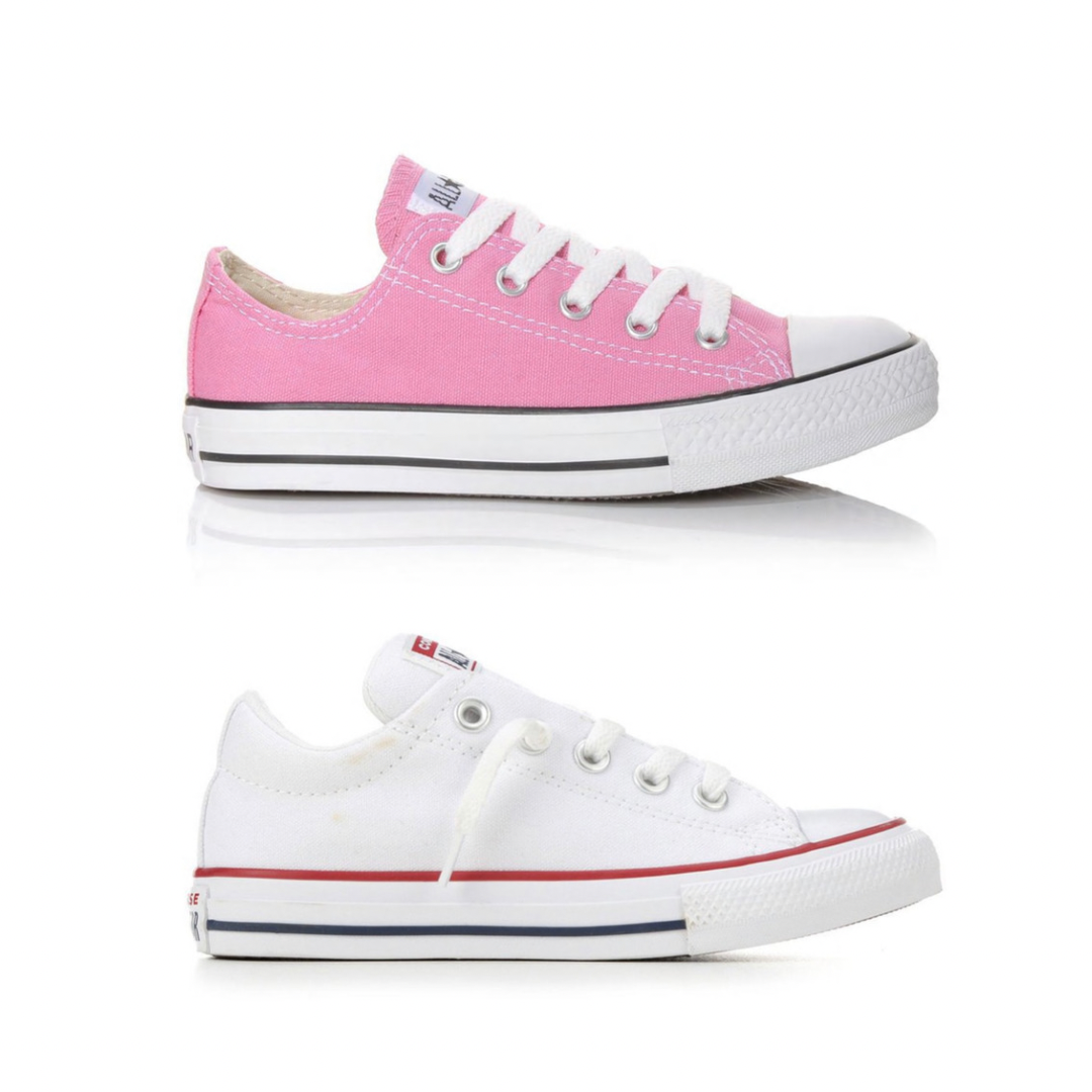 Little girls 2025 converse shoes