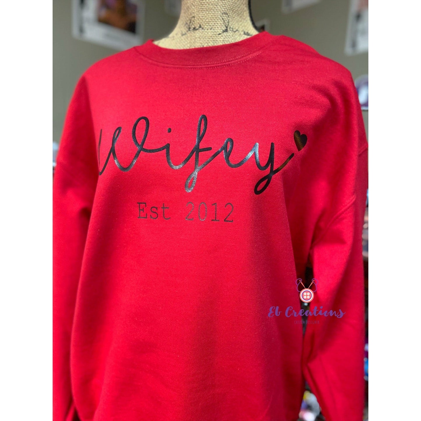 Wifey Sweatshirt - Eb Creations Apparel & Accessories Wifey Sweatshirt